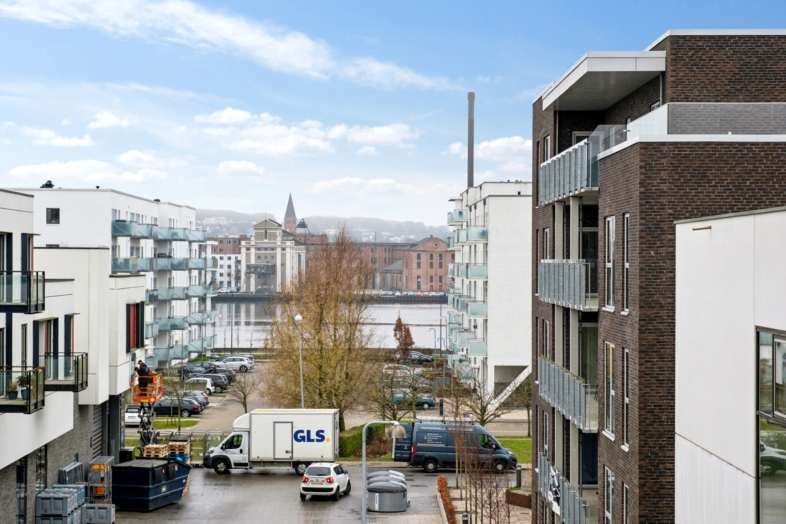 Udsigt fra lejemålet