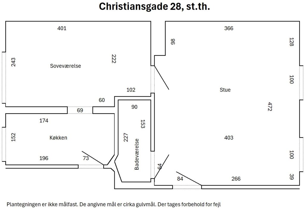C28 st.tv - plantegning
